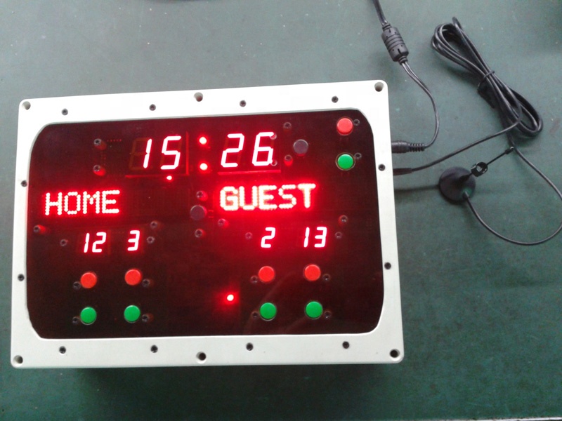 Table Tennis Scoring - Uzaktan Kablosuz Elektronik Dijital Futbol Voleybol