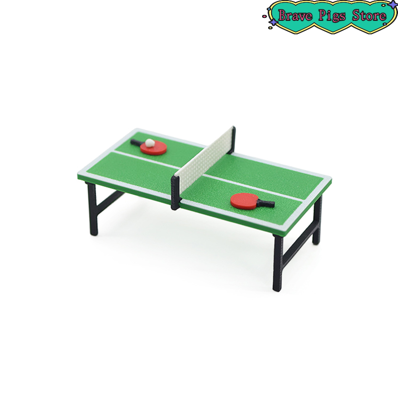 Table Tennis Market - 1:12 Minyatür Masa Tenisi Raket Modeli