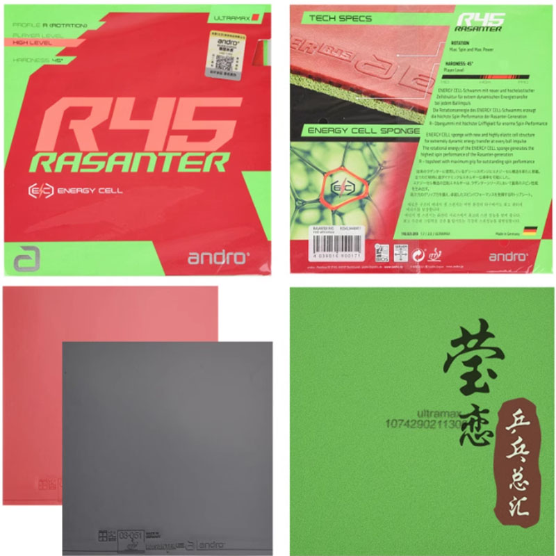 Table Tennis Market - Andro Rasanter R45 47 50 C45