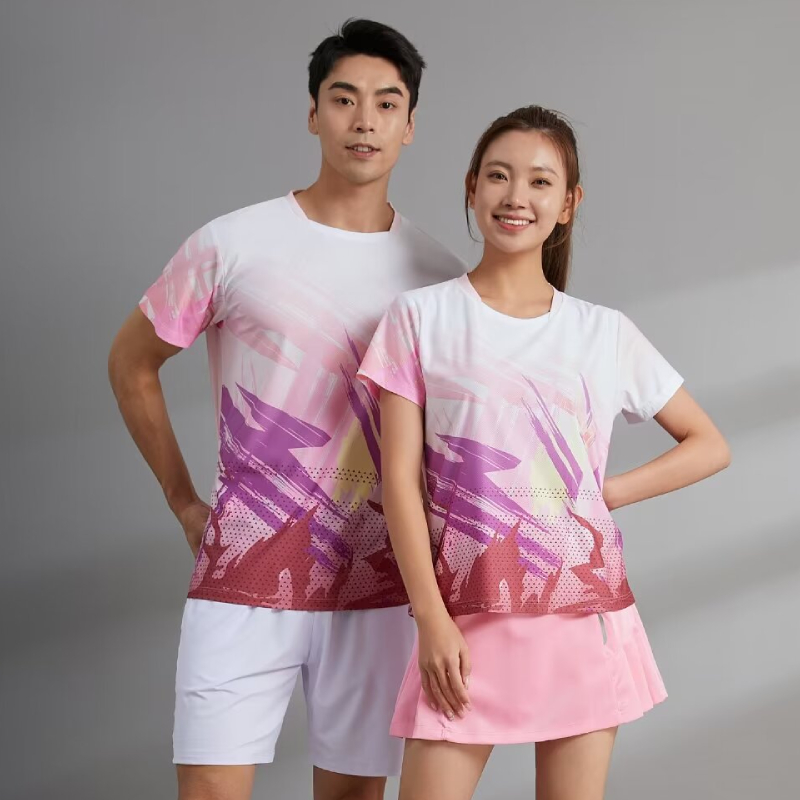 Table Tennis Jersey Design - Masa tenisi forması erkekler kadınlar kısa