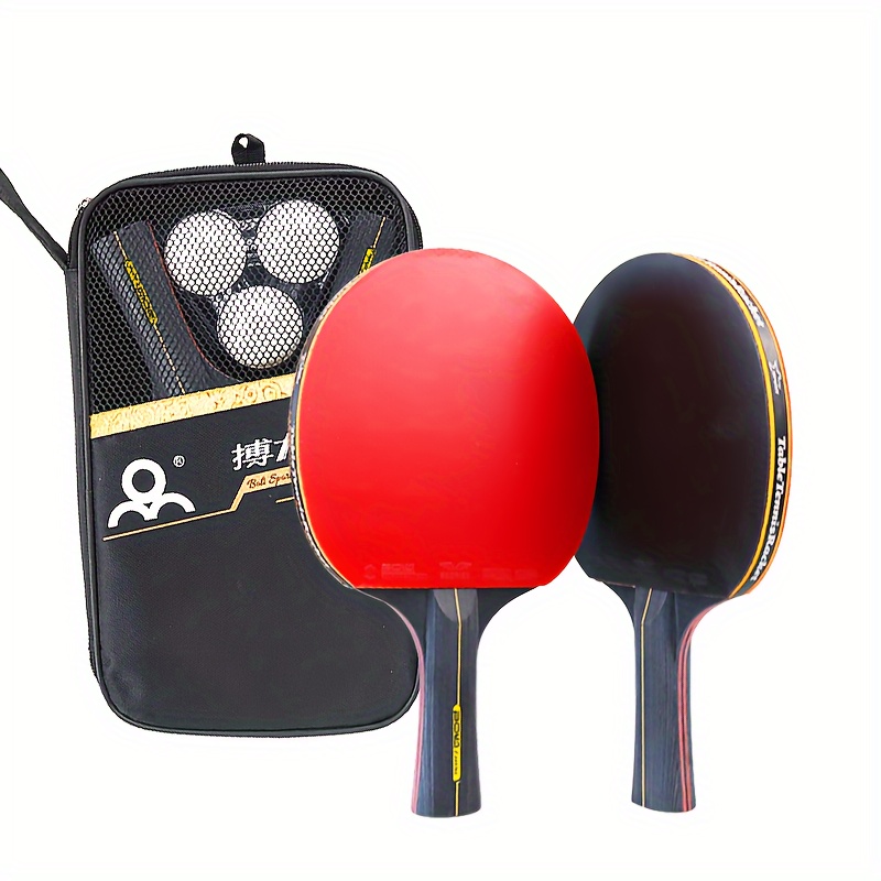 Table Tennis Video Game - İki Profesyonel Masa Tenisi Raketi, Yıldızlı