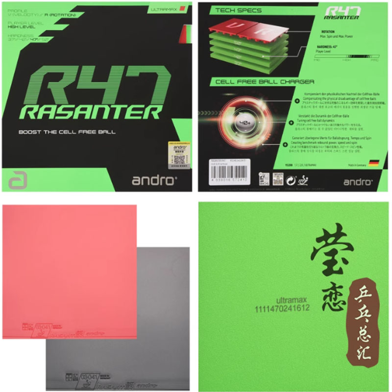 Andro Rasanter R45 47 50 C45 4 - Table Tennis Market incelemesi ve fiyatı
